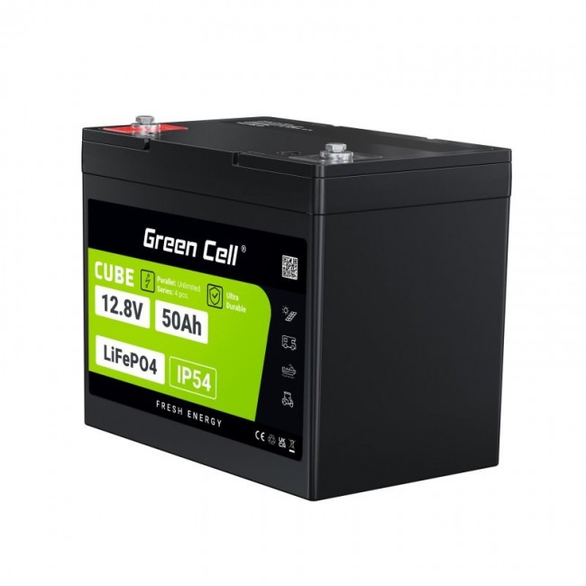 Green Cell LFPGC12V50AH UPS battery Lithium Iron Phosphate (LiFePO4) 12 V 50 Ah