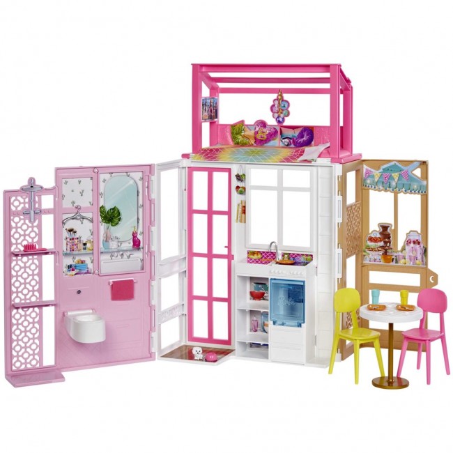 PROMO Barbie Compact Dollhouse HCD47 MATTEL