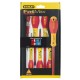 Stanley FATMAX 6 piece Insulated Slotted Pozi set Stanley FATMAX 6 piece Insulated Slotted Pozi set