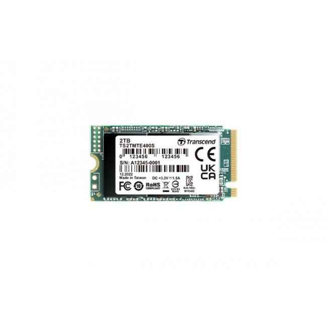 Transcend 400S 2 TB M.2 PCI Express 3.0 NVMe 3D NAND Transcend 400S 2 TB M.2 PCI Express 3.0 NVMe 3D NAND