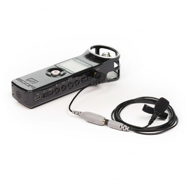 R DE smartLav+ Black Lavalier/Lapel microphone