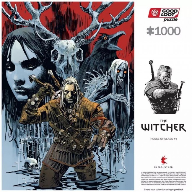 Puzzle Good Loot Comic Book - The Witcher: House of Glass 1000 pc(s)