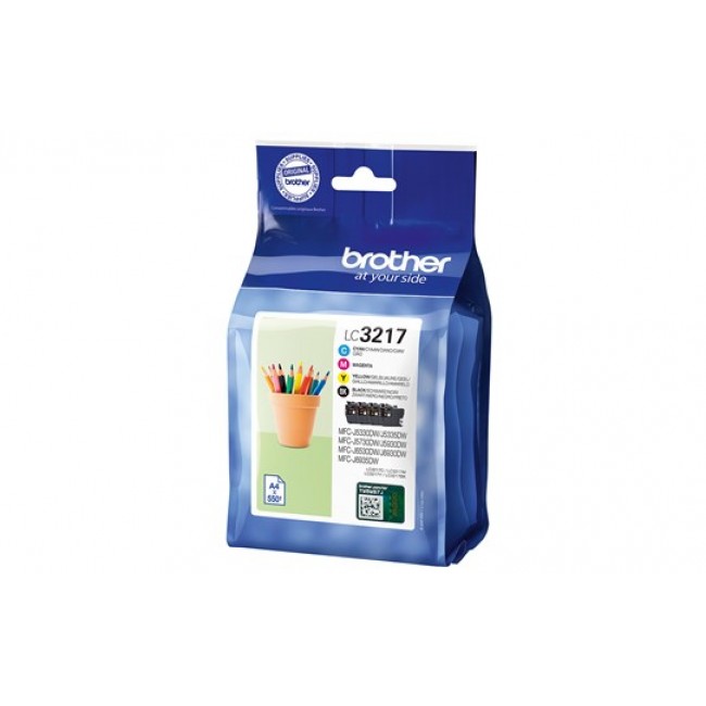 Brother LC-3217 ink cartridge Original Black, Cyan, Magenta, Yellow Brother LC-3217 ink cartridge Original Black, Cyan, Magenta, Yellow