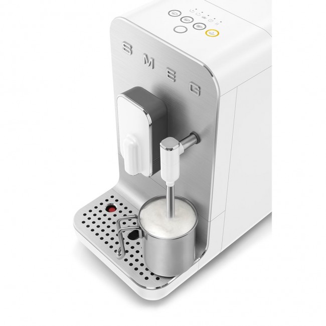 Smeg Collection Espresso Coffee Machine BCC12WHMEU White Smeg Collection Espresso Coffee Machine BCC12WHMEU White