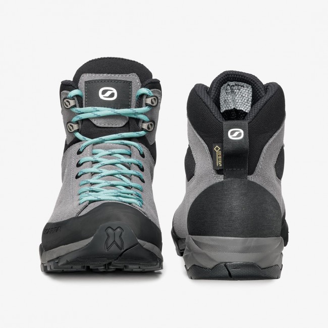Scarpa MOJITO HIKE GTX WOMAN, 38, Smoke - Jade Scarpa MOJITO HIKE GTX WOMAN, 38, Smoke - Jade