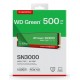 Western Digital Green WD SN3000 NVMe SSD POWERED BY SANDISK 500 GB