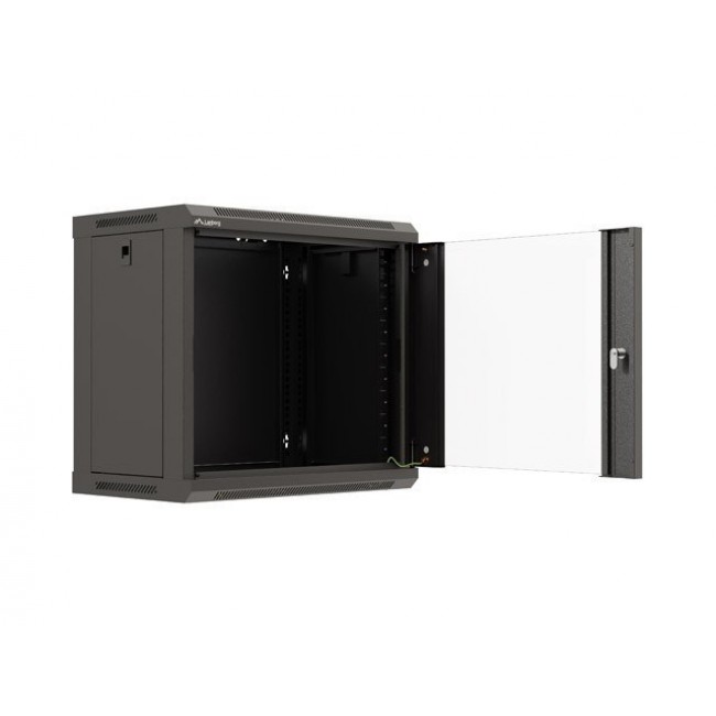 Lanberg WF03-5309-10B rack cabinet 9U Wall mounted rack Black