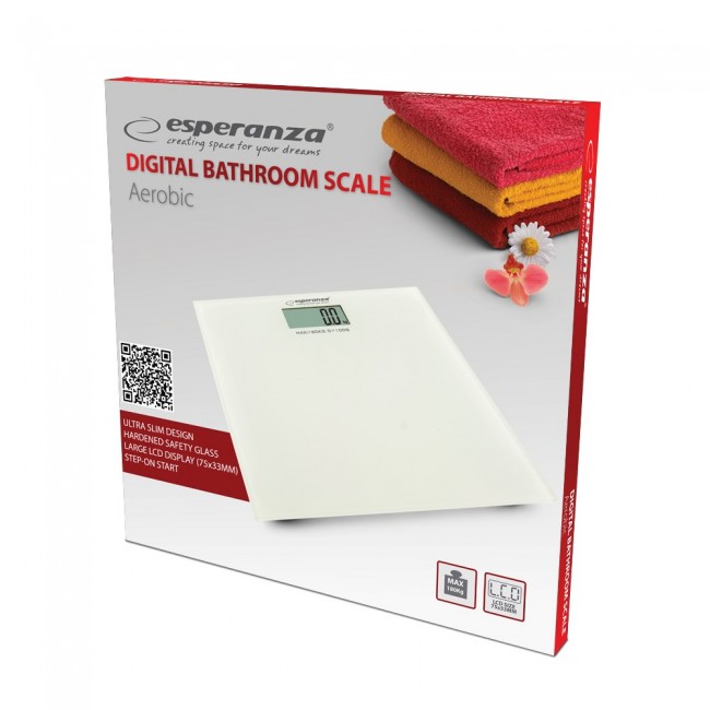 Esperanza EBS002W personal scale Electronic personal scale Rectangle White Esperanza EBS002W personal scale Electronic personal scale Rectangle White