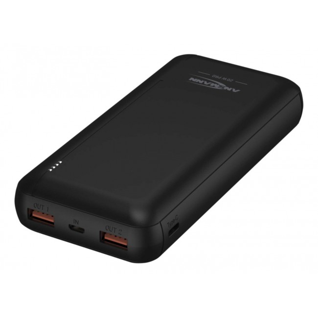 Ansmann PB320PD Lithium Polymer (LiPo) 20000 mAh Black Ansmann PB320PD Lithium Polymer (LiPo) 20000 mAh Black