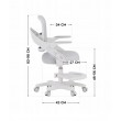 Junior 4.3 Grey swivel chair