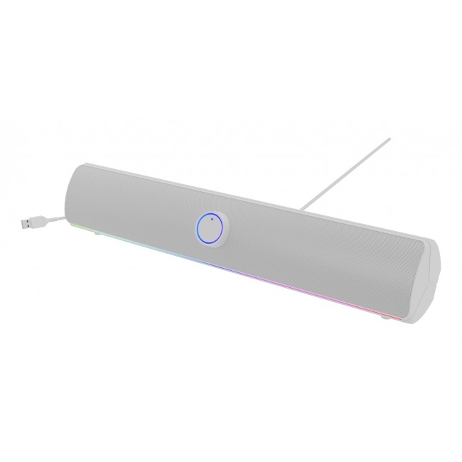 GENESIS NCS-2305 soundbar speaker White 2.0 channels 10 W
