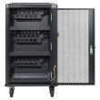 Manhattan Laptop Charging Cart/Trolley via AC Adapter (EU) 30-bay, Install device's AC Adapter (power cables) into unit, Suitable for ALL laptops (to 16