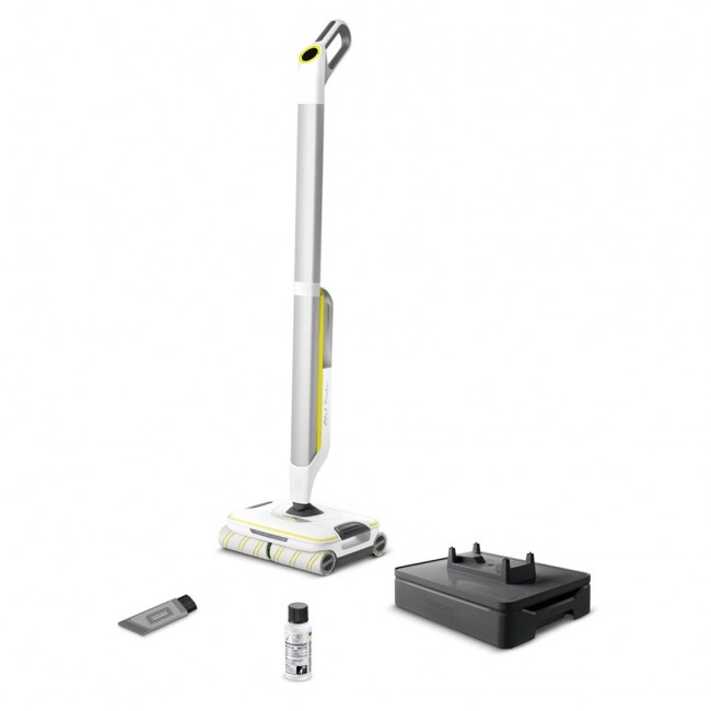 K rcher FC 8 Smart Signature Line Electric broom Battery Wet Bagless Silver, White, Yellow 2.85 Ah