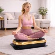Extralink Moonwalk Spin Move Platofrma Wibracyjna do Cwiczen Fitness 200W zlota