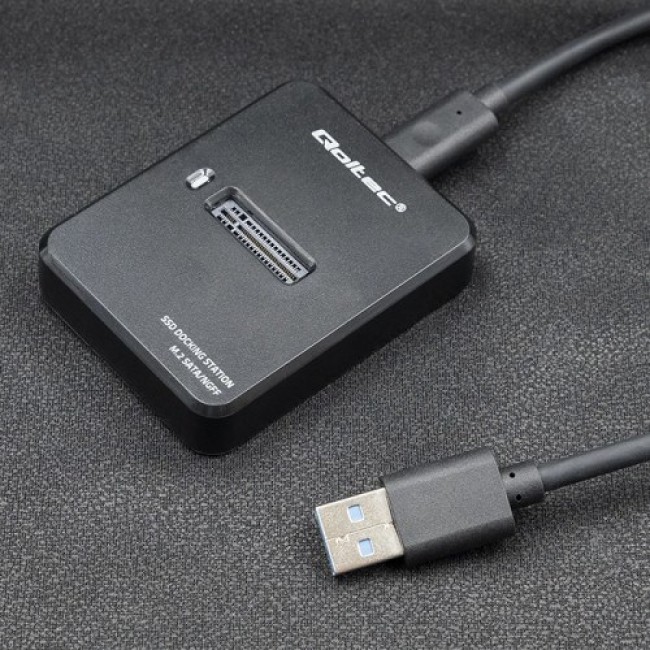 Qoltec SSD Docking Station M.2 SATA | NGFF Qoltec SSD Docking Station M.2 SATA | NGFF