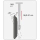Techly 37-70 Telescopic Ceiling Universal LED TV LCD Support