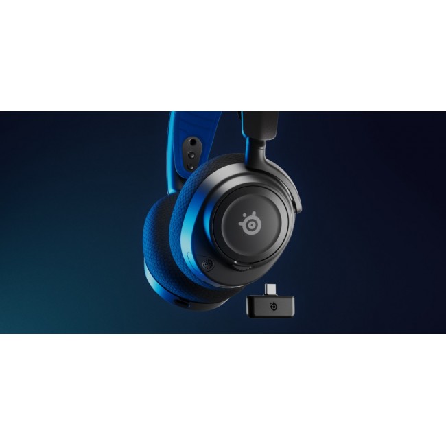 Steelseries Arctis Nova 7P Headset Wired & Wireless Head-band Gaming USB Type-C Bluetooth Black, Blue Steelseries Arctis Nova 7P Headset Wired & Wireless Head-band Gaming USB Type-C Bluetooth Black, Blue