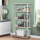 GREENBLUE GALVANIZED METAL STORAGE RACK GB378 GREENBLUE GALVANIZED METAL STORAGE RACK GB378