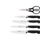 Set of 4 knives in a block Zwilling Four Star - Black Set of 4 knives in a block Zwilling Four Star - Black