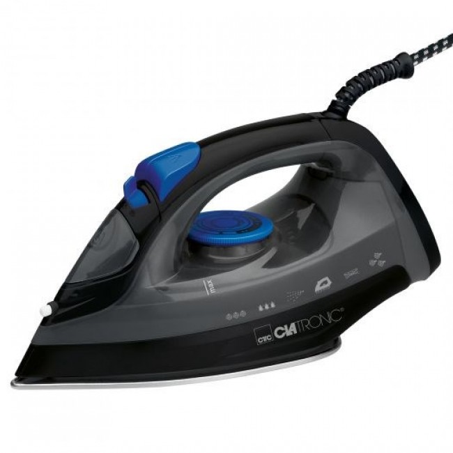Clatronic DB 3703 iron Dry & Steam iron Stainless Steel soleplate 1800 W Black, Grey Clatronic DB 3703 iron Dry & Steam iron Stainless Steel soleplate 1800 W Black, Grey