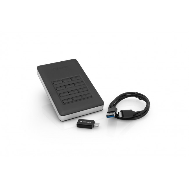 STORE NGO SECURE HDD USB 3 2TB/KEYPAD ACCESS