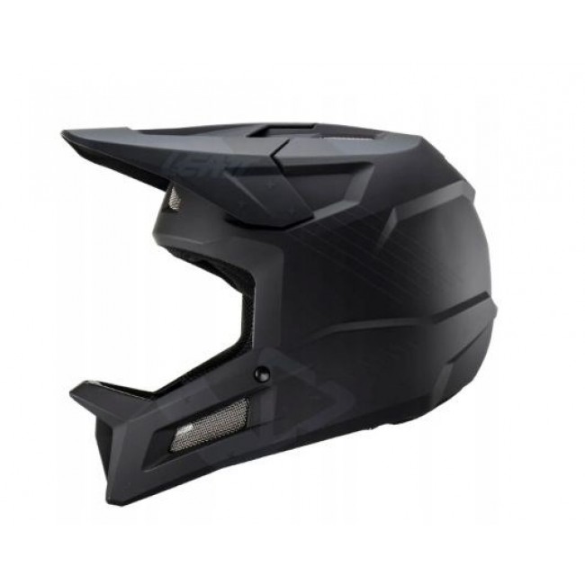 LEATT MTB Gravity 2.0 V23 Full-Face Cycling Helmet, Size L (59 60 cm), Black