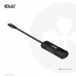 CLUB3D USB Gen2 Type-C to HDMI 8K60Hz or 4K120Hz HDR10+ with DSC1.2 with Power Delivery 3.0 Active Adapter M/F