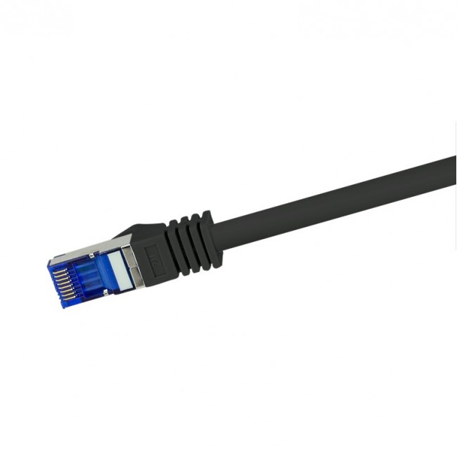 LogiLink C6A123S networking cable Black 30 m Cat6a S/FTP (S-STP) Round