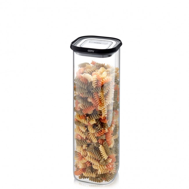 GEFU PANTRY Rectangular Container 2.5 L Black, Transparent 1 pc(s)