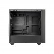 Chieftec Midi Tower GS-03B-BLK-OP, Schwarz Black