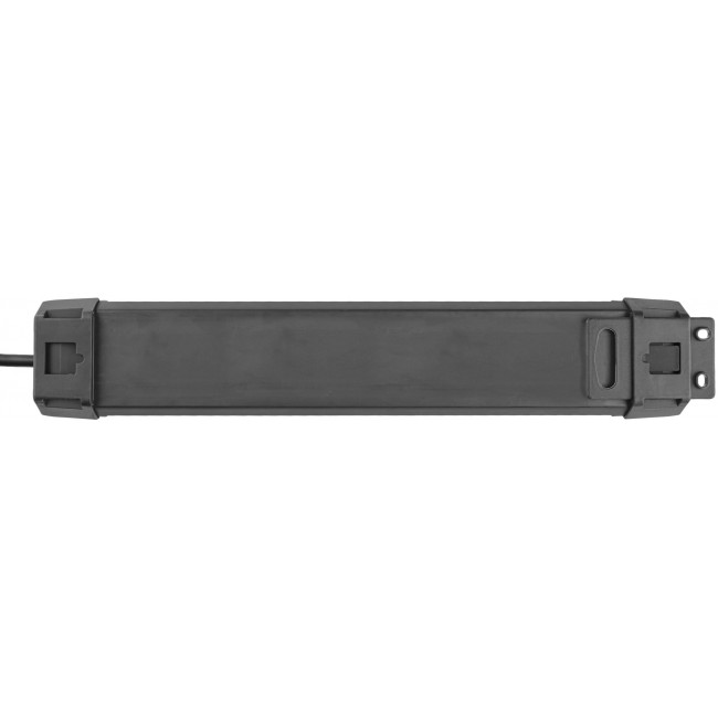 Brennenstuhl 1951560101 power extension 5 m 6 AC outlet(s) Indoor Black, Grey