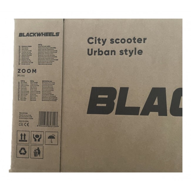Blackwheels Zoom Adults Classic scooter Black, Mint colour