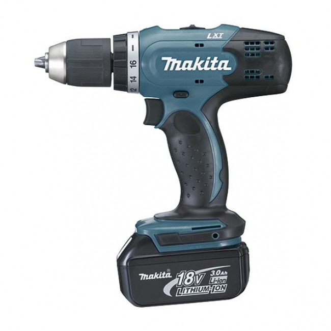 Makita DDF453RFE drill Black,Blue 1.6 kg