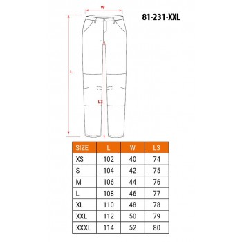 NEO tools 81-231-XXL protective trousers