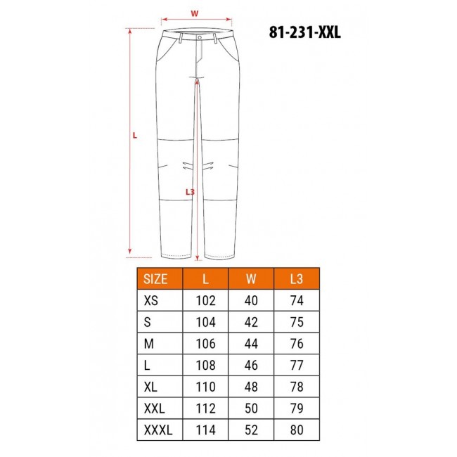 NEO tools 81-231-XXL protective trousers