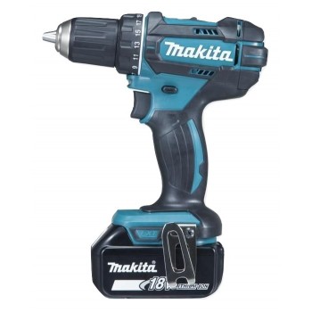 Makita DDF482RFJ drill 1900 RPM 1.5 kg Black, Blue