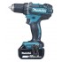 Makita DDF482RFJ drill 1900 RPM 1.5 kg Black, Blue