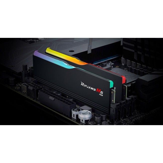 G.Skill Ripjaws M5 RGB F5-6000J3040F16GX2-RM5RK memory module 32 GB 2 x 16 GB DDR5 6000 MHz G.Skill Ripjaws M5 RGB F5-6000J3040F16GX2-RM5RK memory module 32 GB 2 x 16 GB DDR5 6000 MHz