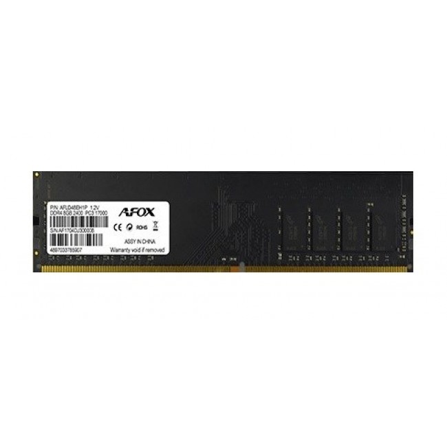 AFOX DDR4 8G 2400 UDIMM memory module 8 GB 1 x 8 GB 2400 MHz AFOX DDR4 8G 2400 UDIMM memory module 8 GB 1 x 8 GB 2400 MHz