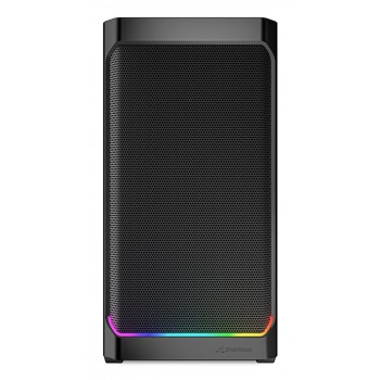 Sharkoon MK4W RGB Strip Micro Tower Black