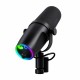 CHERRY NGALE X Black Podcast microphone