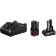 Bosch 1 x GBA 12V 2.0Ah + 1 x GBA 12V 4.0Ah + GAL 12V-40 Professional battery charger Household battery AC Bosch 1 x GBA 12V 2.0Ah + 1 x GBA 12V 4.0Ah + GAL 12V-40 Professional battery charger Household battery AC