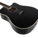 V-TONE VEAG1 CE BK - 4/4 electro-acoustic guitar, black