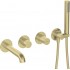 4-hole concealed bathtub faucet