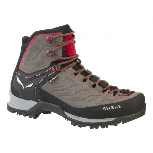 Salewa MTN Trainer Mid GTX Male Adult Charcoal, Grey, Red Salewa MTN Trainer Mid GTX Male Adult Charcoal, Grey, Red