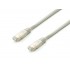 Equip Cat.6A Platinum S/FTP Patch Cable, Grey, 0.25m , 10pcs/set
