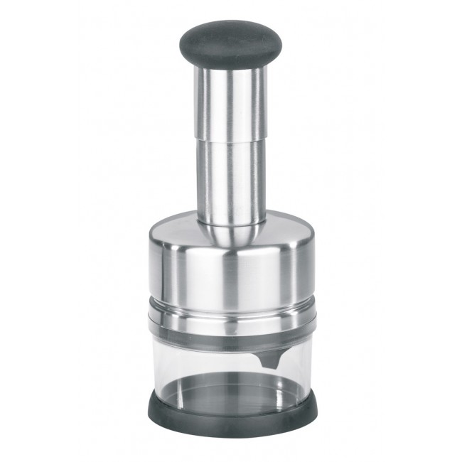 GEFU TRITARE manual food chopper Black, Stainless steel, Transparent