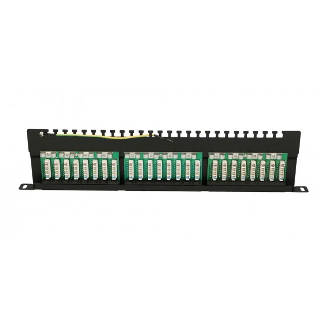 Extralink CAT6 UTP 0.5U | Patchpanel | 24 Ports