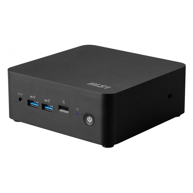 MSI Cubi NUC 1M Intel Core 3 100U (14th Gen - Series 1) Barebone, NUC, SFF, Mini Computer, HTPC, (NO RAM, NO Storage, NO OS), Intel Graphics/DDR5/Dual ThunderBolt 4/Dual HDMI/Dual LAN/WiFi 6E/BT 5.3/VESA - NUC 1M i3 100U BB