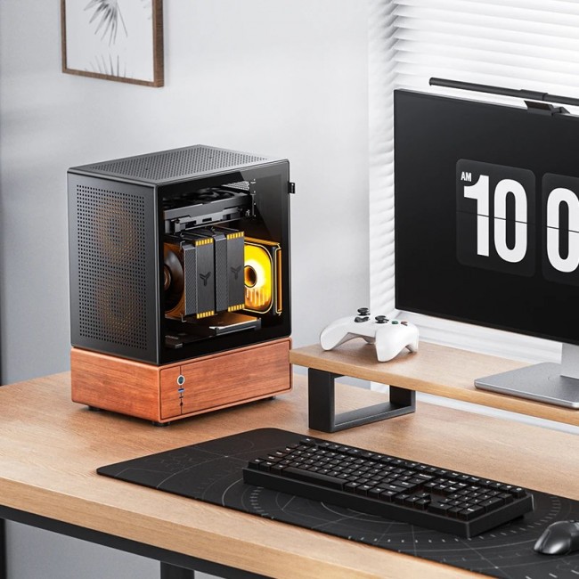 Jonsbo T7 Midi Tower Black, Wood Jonsbo T7 Midi Tower Black, Wood